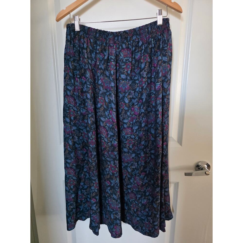 Vintage Pendleton Floral Maxi Skirt Set with Pockets - Picture 10 of 15